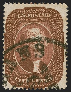 Sale 1278, Lot 3173, 1857-60 Issue and 1857  Reprint (Scott 18-47)