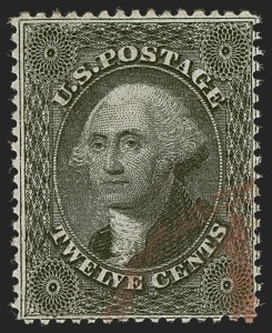 Sale 1278, Lot 3190, 1857-60 Issue and 1857  Reprint (Scott 18-47)