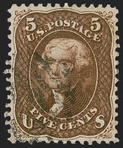 Sale 1278, Lot 3234, 1861 Issue (Scott 62B-78)