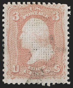 Sale 1278, Lot 3243, 1867-68 Grilled Issue and 1861  Re-Issue (Scott 79-111)