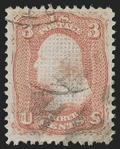 Sale 1278, Lot 3246, 1867-68 Grilled Issue and 1861  Re-Issue (Scott 79-111)