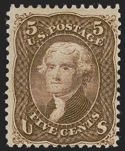 Sale 1278, Lot 3255, 1867-68 Grilled Issue and 1861  Re-Issue (Scott 79-111)