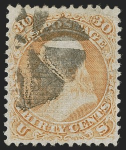 Sale 1278, Lot 3260, 1867-68 Grilled Issue and 1861  Re-Issue (Scott 79-111)