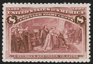 Sale 1278, Lot 3402, Columbian Issue (Scott 230-245)