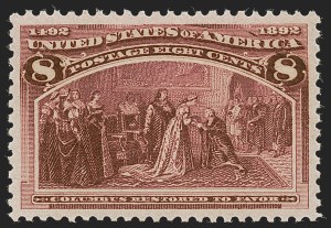 Sale 1278, Lot 3403, Columbian Issue (Scott 230-245)