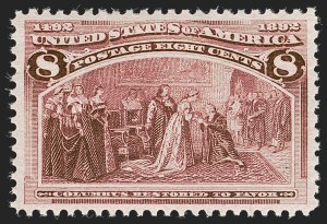Sale 1278, Lot 3404, Columbian Issue (Scott 230-245)