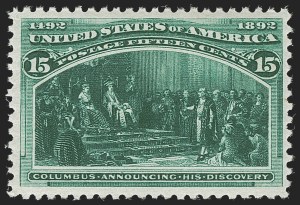 Sale 1278, Lot 3408, Columbian Issue (Scott 230-245)