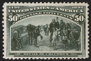 Sale 1278, Lot 3414, Columbian Issue (Scott 230-245)