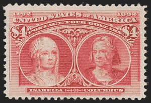 Sale 1278, Lot 3428, Columbian Issue (Scott 230-245)