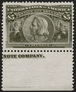 Sale 1278, Lot 3430, Columbian Issue (Scott 230-245)