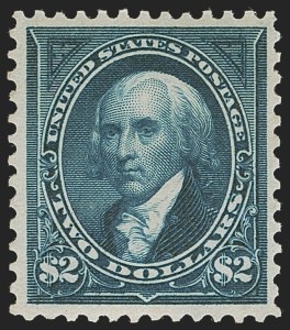 Sale 1278, Lot 3444, 1894-98 Bureau Issues (Scott 246-284), $2.00 Bright Blue (277) Sale 1278, Lot 3444, 1894-98 Bureau Issues (Scott 246-284)