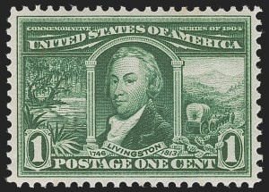 Sale Number 1278, Lot Number 3550, 1902-08 Issue,  Louisiana Purchase, Jamestown Issues (Scott 300-330)