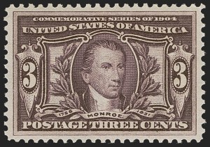 Sale Number 1278, Lot Number 3552, 1902-08 Issue,  Louisiana Purchase, Jamestown Issues (Scott 300-330)