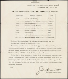 Sale 1283, Lot 1503, 1898 Trans-Mississippi Issue: Proofs and Collateral