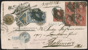 Sale 1283, Lot 1583, 1909 Bluish paper Issue