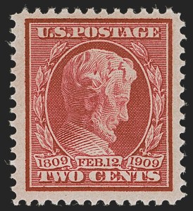 Sale 1283, Lot 1593, 1909 Lincoln Centenary Issue