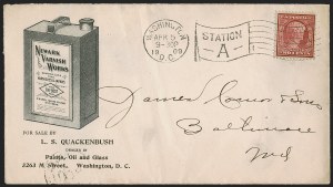 Sale 1283, Lot 1614, 1909 Lincoln Centenary Bluish paper Issue