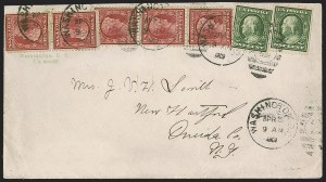 Sale 1283, Lot 1616, 1909 Lincoln Centenary Bluish paper Issue