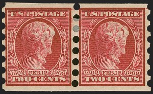 Sale 1283, Lot 1684, Vending and Affixing Machine Perforations