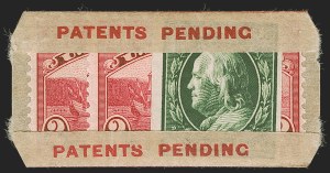 Sale 1283, Lot 1700, Vending and Affixing Machine Perforations