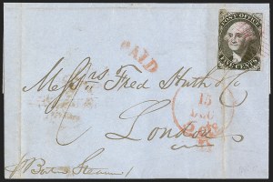 Sale 1285, Lot 2001, Postmasters' Provisionals, 1847 Issue