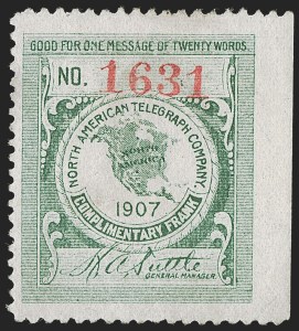 Sale 1285, Lot 2281, Telegraph Stamps