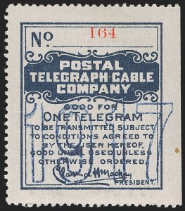 Sale 1285, Lot 2286, Telegraph Stamps