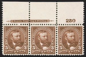 Sale 1288, Lot 159, 1894-98 Bureau Issue (Scott 246-284)