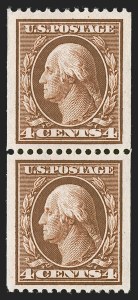 Sale 1288, Lot 175, 1908-10 Washington-Franklin Issues (Scott 349-356)