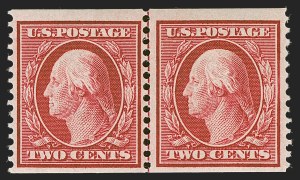 Sale 1288, Lot 177, 1908-10 Washington-Franklin Issues (Scott 349-356)