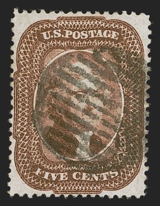 Sale 1288, Lot 24, 1857-60 Issue (Scott 18-39)