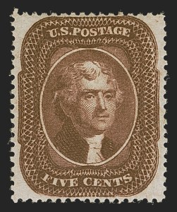 Sale 1288, Lot 25, 1857-60 Issue (Scott 18-39)