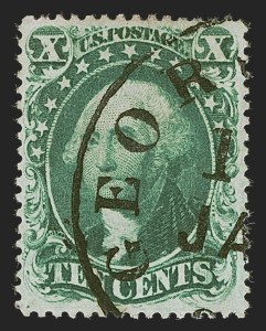 Sale 1288, Lot 27, 1857-60 Issue (Scott 18-39)