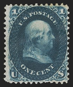 Sale 1288, Lot 38, 1861 First Designs and Colors (Scott 55-62)