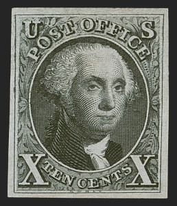 Sale 1288, Lot 4, 1847 Issue and Reproduction (Scott 1-4)