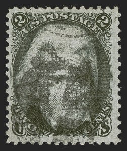 Sale 1288, Lot 59, 1867-68 Grilled Issue (Scott 79-101)
