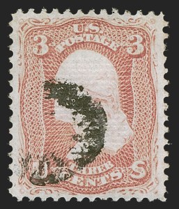 Sale 1288, Lot 60, 1867-68 Grilled Issue (Scott 79-101)