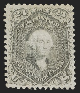 Sale 1288, Lot 67, 1867-68 Grilled Issue (Scott 79-101)