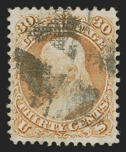 Sale 1288, Lot 68, 1867-68 Grilled Issue (Scott 79-101)