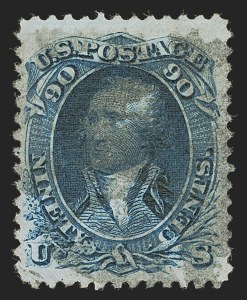 Sale 1288, Lot 69, 1867-68 Grilled Issue (Scott 79-101)