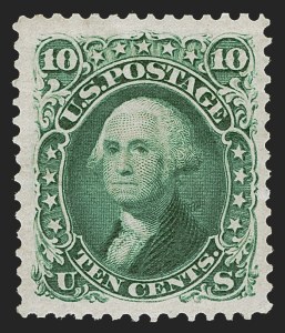 Sale 1288, Lot 74, 1875 Re-Issue of 1861-66 Issue (Scott 102-111)