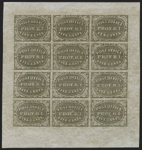 Sale 1289, Lot 522, Postmasters Provisionals