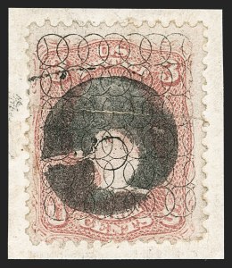 Sale 1289, Lot 587, 1867-68 Grilled Issue