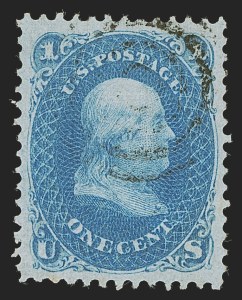 Sale 1289, Lot 594, 1867-68 Grilled Issue