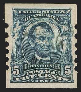 Sale 1289, Lot 660, 1902-08 Issue, Vending and Affixing Machine Perforations