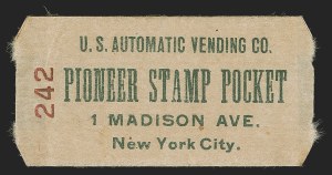 Sale 1289, Lot 664, 1902-08 Issue, Vending and Affixing Machine Perforations