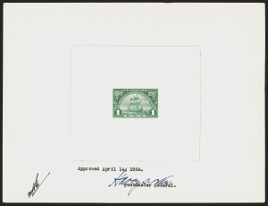 Sale 1289, Lot 681, Washington-Franklin and Other Issues, including Upright Jenny