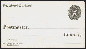 Sale 1289, Lot 736, Postal Stationery, including Further Selections from the Porter W. Venn II Collection