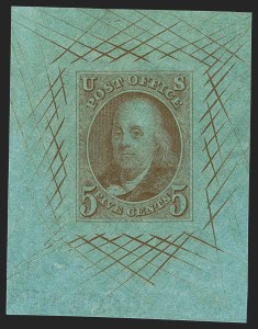 Sale 1290, Lot 1001, Essays, Proofs and Specimens