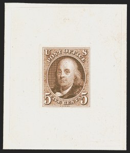 Sale 1290, Lot 1008, Essays, Proofs and Specimens